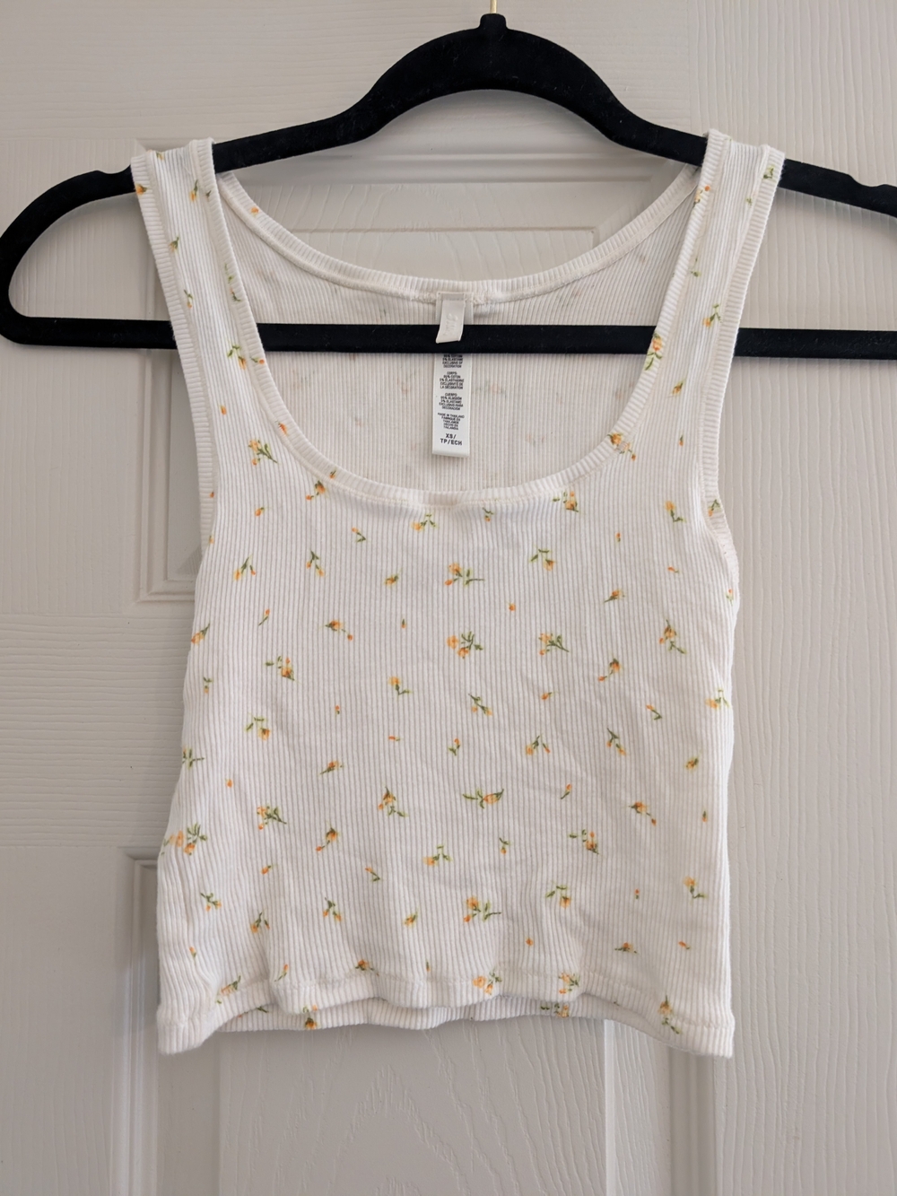 Skims Floral Ribbed Tank